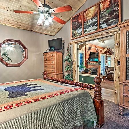 Eclectic Cabin With Hot Tub 1 Mi To Ober Gatlinburg Exteriör bild