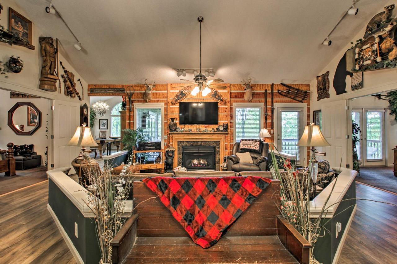 Eclectic Cabin With Hot Tub 1 Mi To Ober Gatlinburg Exteriör bild
